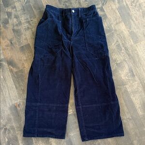 Navy Corduroy Pants